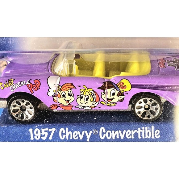Matchbox 1/64 Rice Crispies 1957 Chevy Convertible and 1967 VW Delivery Van NRFB - Picture 4 of 7